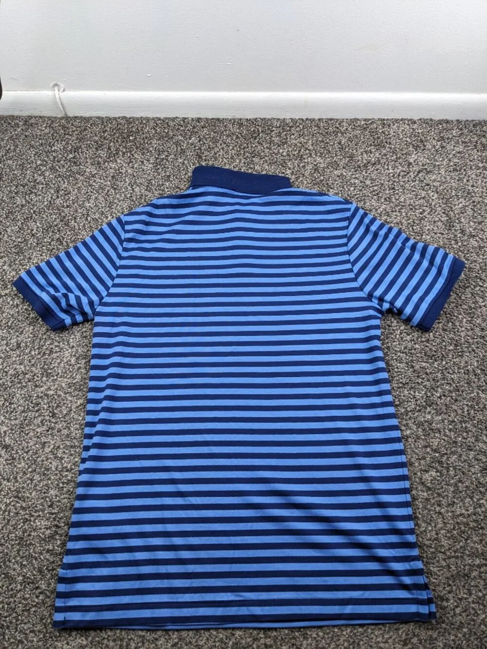 NWT Ralph Lauren Polo Shirt Soft Cotton Multi Blue Striped Mens Small $98